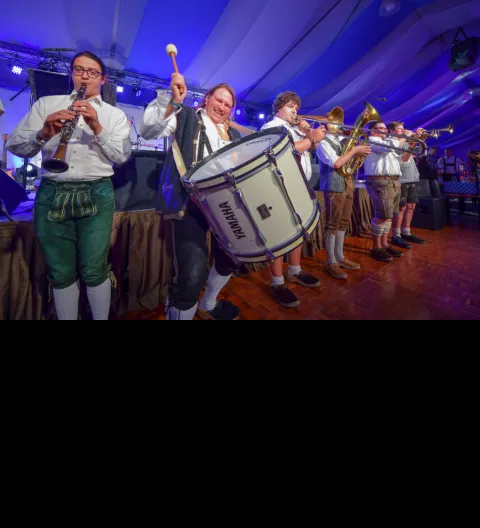 German Oktoberfest Band Performance